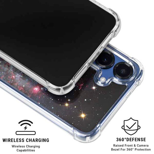 The Triangulum Galaxy Galaxy S25 FE Clear Case