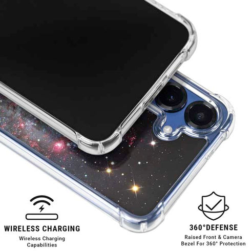 The Triangulum Galaxy Galaxy S25 Plus Clear Case