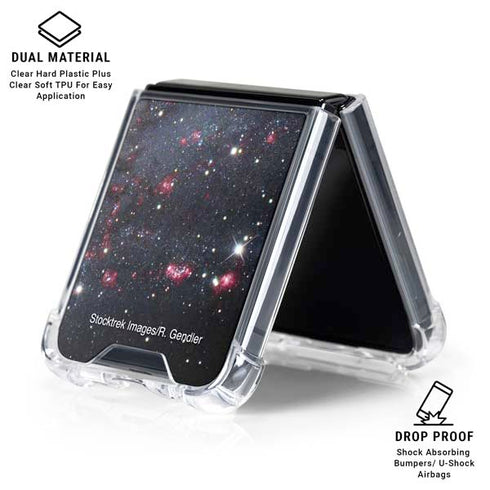 The Triangulum Galaxy Galaxy Z Flip6 Clear Case