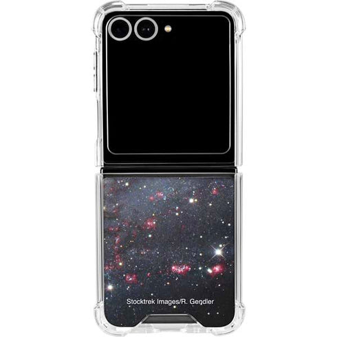 The Triangulum Galaxy Galaxy Z Flip7 Clear Case