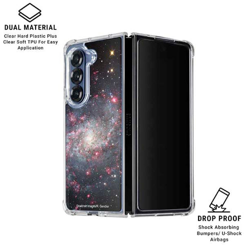 The Triangulum Galaxy Galaxy Z Fold6 Clear Case