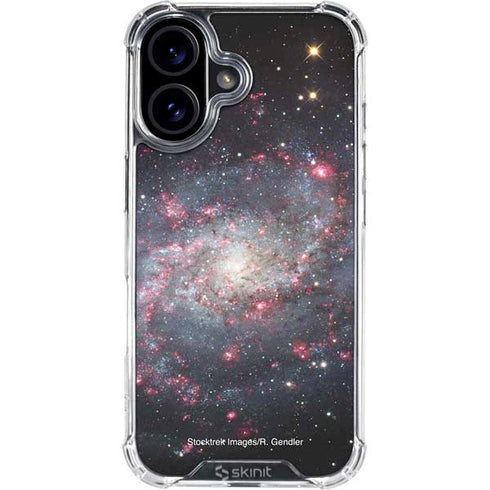 The Triangulum Galaxy iPhone 16 Plus Clear Case