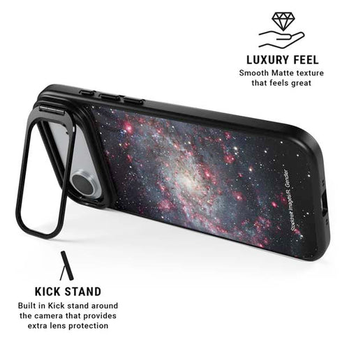 The Triangulum Galaxy iPhone 17 Air Kickstand Case