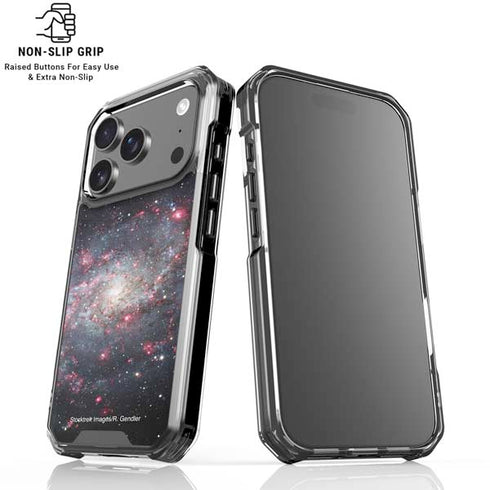 The Triangulum Galaxy iPhone 17 Pro Clear Case