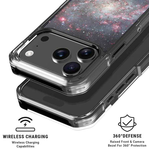 The Triangulum Galaxy iPhone 17 Pro Max Clear Case