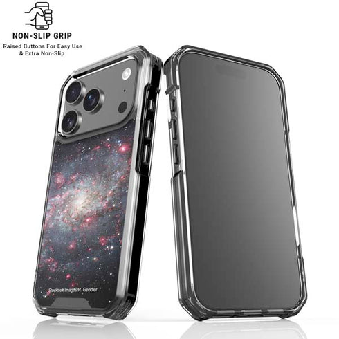 The Triangulum Galaxy iPhone 17 Pro Max Clear Case