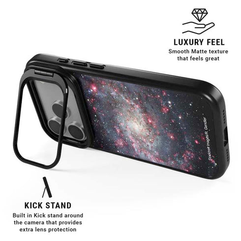 The Triangulum Galaxy iPhone 17 Pro Max Kickstand Case