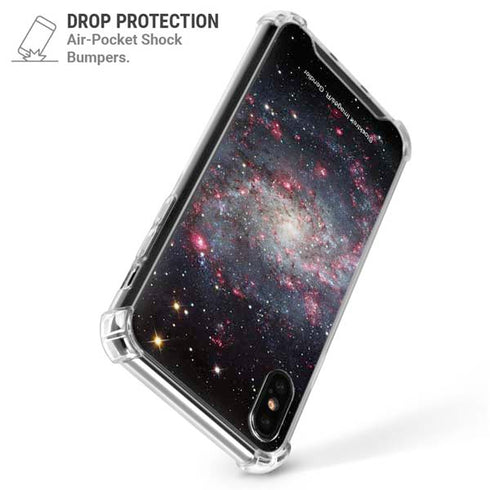 The Triangulum Galaxy iPhone X/XS Clear Case