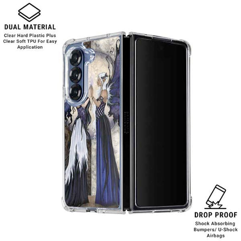 The Two Sisters by Amy Brown Galaxy Z Fold6 Clear Case
