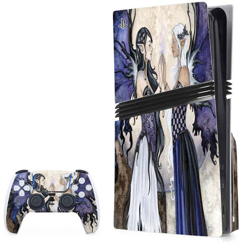 The Two Sisters by Amy Brown PS5 Pro Disk Bundle Skin