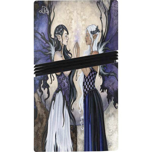 The Two Sisters by Amy Brown PS5 Pro Disk Console Skin