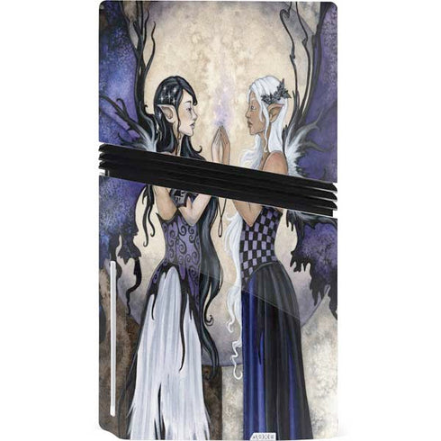 The Two Sisters by Amy Brown PS5 Pro Disk Console Skin