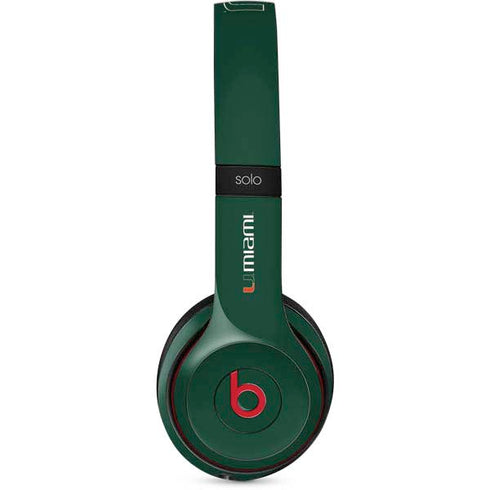 University of Miami The U Beats Solo 3 Wireless Skin