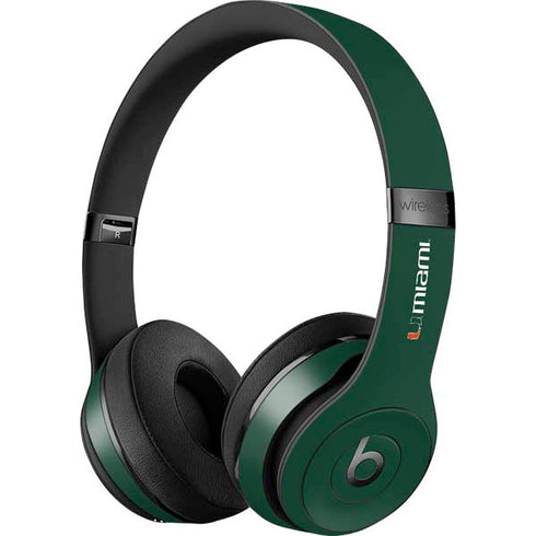 University of Miami The U Beats Solo 3 Wireless Skin