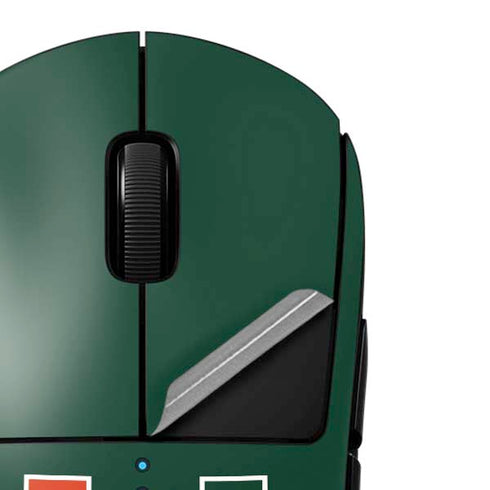 University of Miami The U G Pro Wireless Gaming Mouse Skin