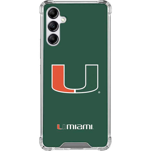 University of Miami The U Gabb Phone 4 Clear Case