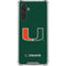 University of Miami The U Galaxy A17 Clear Case