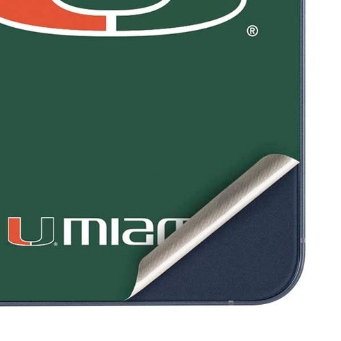 University of Miami The U Galaxy A35 5G Skin