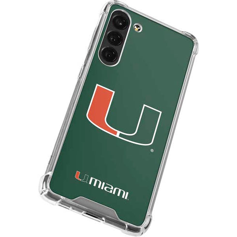 University of Miami The U Galaxy S24 FE Clear Case