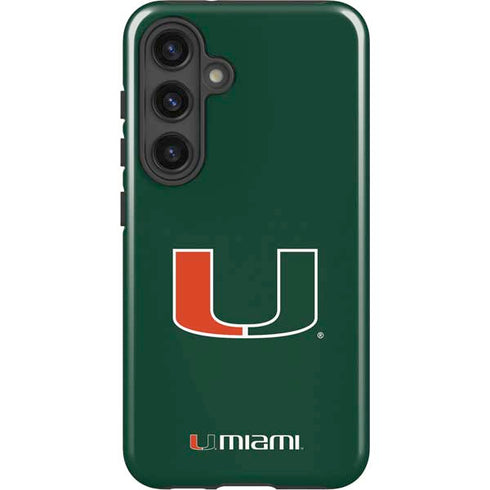 University of Miami The U Galaxy S25 Impact Case