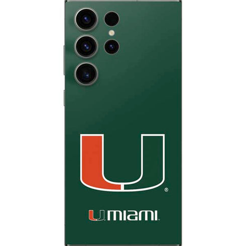 University of Miami The U Galaxy S25 Ultra Skin