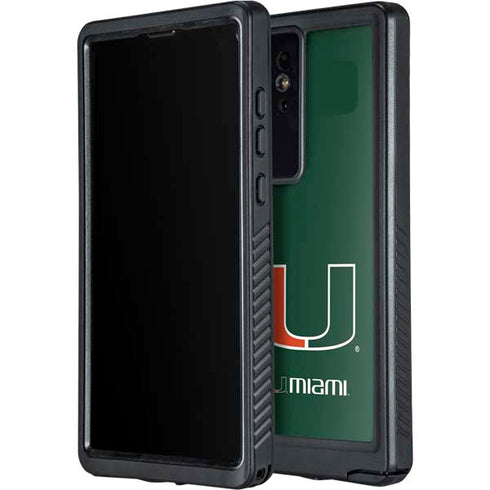University of Miami The U Galaxy S24 Ultra Waterproof Case