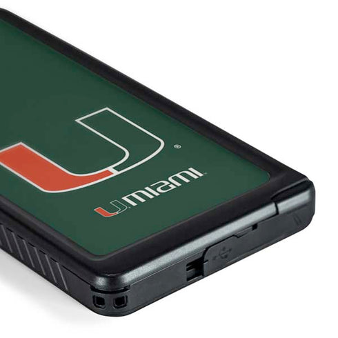 University of Miami The U Galaxy S24 Ultra Waterproof Case