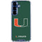 University of Miami The U Galaxy S25 Plus Clear Case