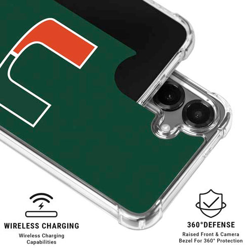 University of Miami The U Galaxy S26 Clear Case