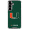 University of Miami The U Galaxy S26 Plus Clear Case