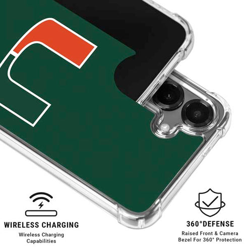 University of Miami The U Galaxy S26 Plus Clear Case