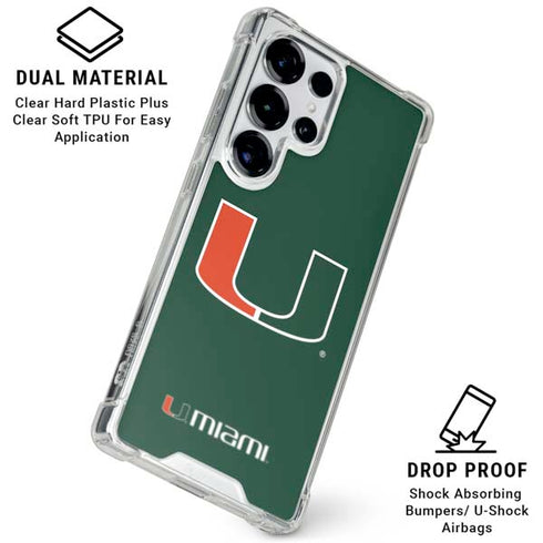 University of Miami The U Galaxy S26 Ultra Clear Case