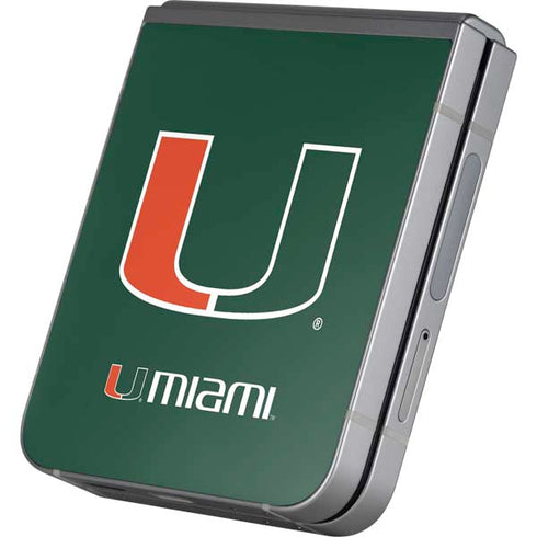 University of Miami The U Galaxy Z Flip6 Skin