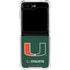 University of Miami The U Galaxy Z Flip6 Clear Case