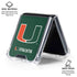 University of Miami The U Galaxy Z Flip6 Clear Case