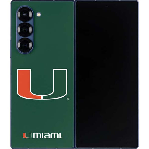 University of Miami The U Galaxy Z Fold6 Skin