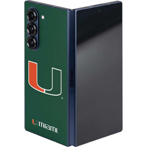 University of Miami The U Galaxy Z Fold6 Skin