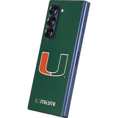 University of Miami The U Galaxy Z Fold6 Skin