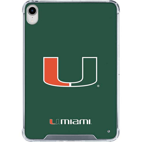 University of Miami The U iPad 11th Gen (2025) Clear Case