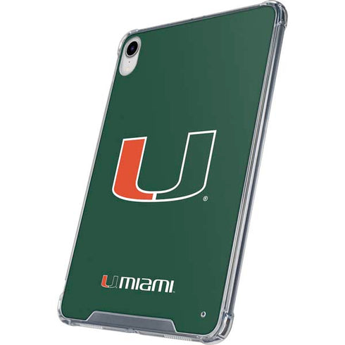 University of Miami The U iPad 11th Gen (2025) Clear Case