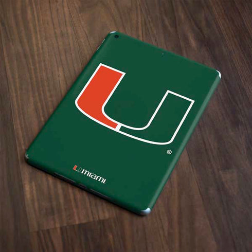 University of Miami The U Apple iPad Skin