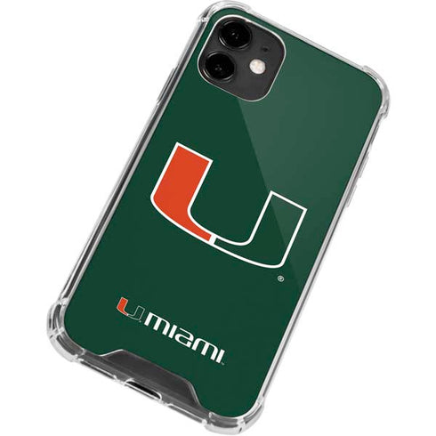 University of Miami The U iPhone 12 Mini Clear Case
