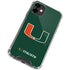 University of Miami The U iPhone 12 Mini Clear Case