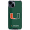 University of Miami The U iPhone 15 Clear Case