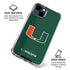 University of Miami The U iPhone 15 Clear Case