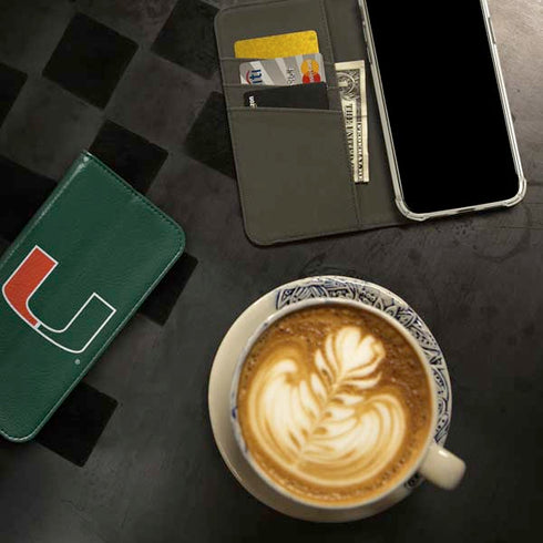 University of Miami The U iPhone 15 Plus Folio Case