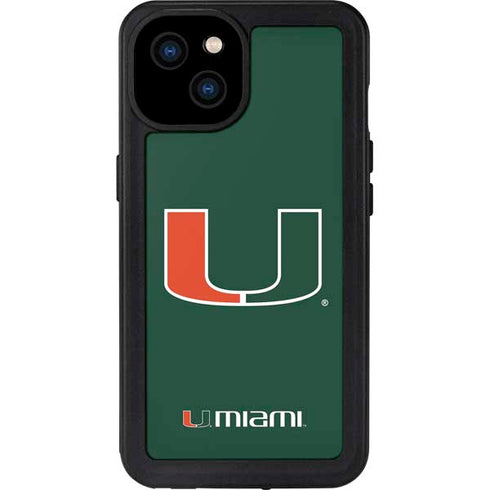 University of Miami The U iPhone 15 Plus Waterproof Case