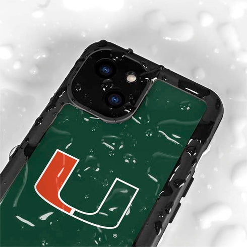 University of Miami The U iPhone 15 Plus Waterproof Case