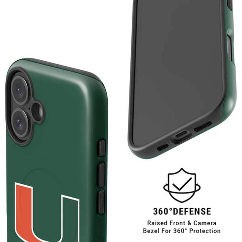 University of Miami The U iPhone 16 Magsafe Impact Case