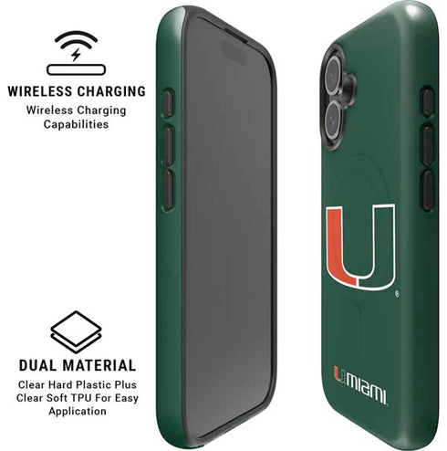 University of Miami The U iPhone 16 Magsafe Impact Case